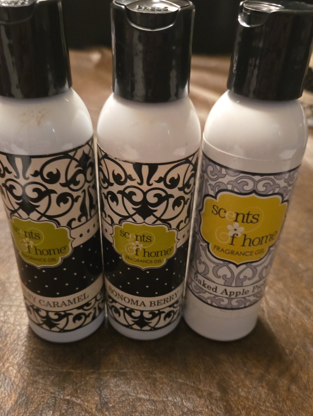Fragrance Gel - Salty Caramel, Sonoma Berry, Baked Apple Pie